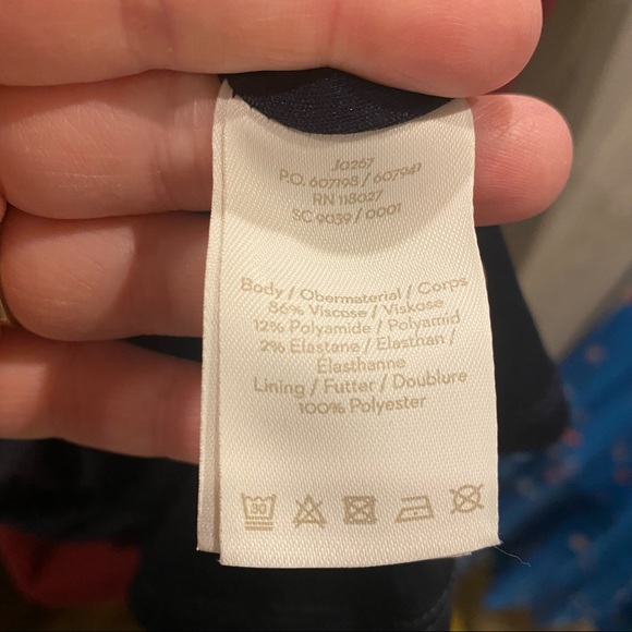 Preowned Women’s Alexis Boden Knit Dress Wine Colored Size 14L - Picture 5 of 7